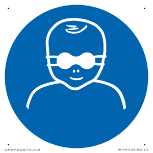 Mandatory: Protect infants eyes with opaque eye protection